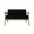 Velvet Upholstered Accent Loveseat-1989558654-1989558648