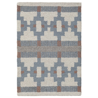 Tapis rectangulaire en laine Elsey