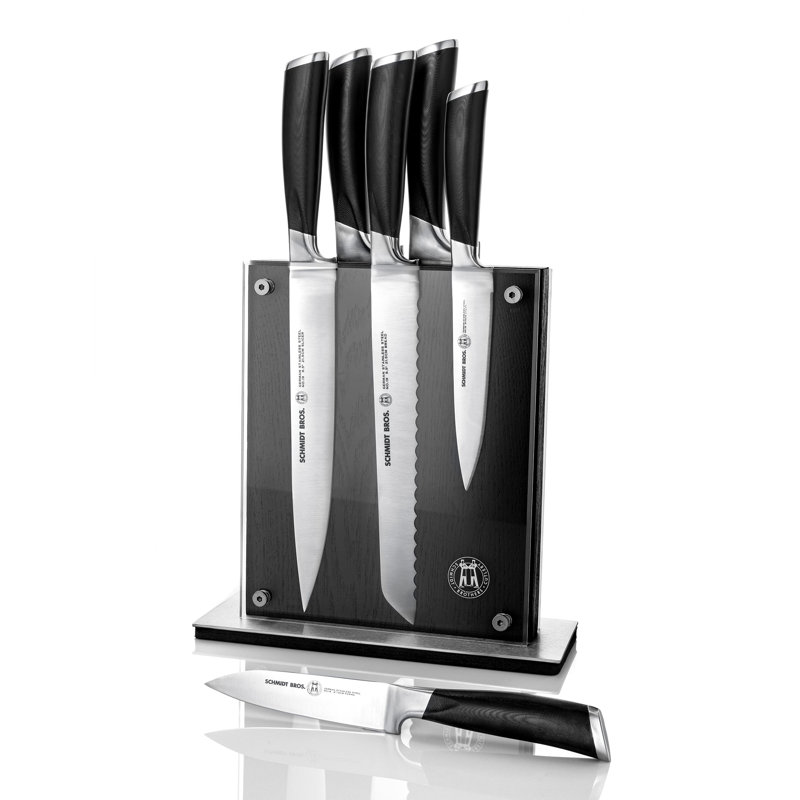 Schmidt Brothers Cutlery Heritage 7-Piece Knife Block Set