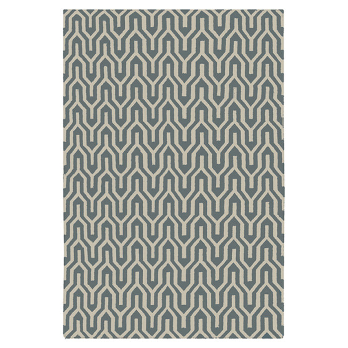 Irving Place Wool Geometric Indoor Rug, Rectangle 3'6" x 5'6"