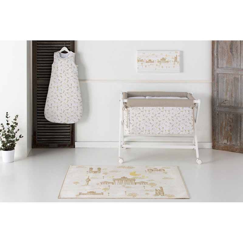 Israel 90cm L Cotton Playmat, Beige
