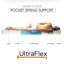 Matelas en mousse viscoélastique imprégnée de gel de 8 po UltraFlex Linesville-88317991