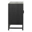 Royette 42" Wide Server in Beige/Black