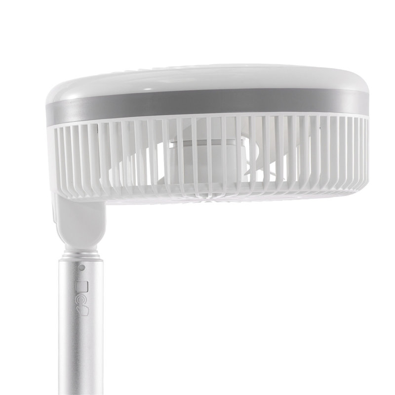 Ventilateur oscillant 10 pouces pliable et rechargeable 3 en 1 télécommande 9 vitesses