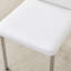 Ensemble de 4 chaises de salle à manger rembourrées avec pieds en métal Modern Channel-843428089