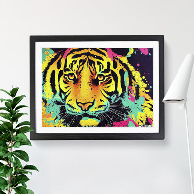 Tiger Splash Vol.3 Abstract - Single Picture Frame Painting