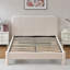 Lit plateforme rembourré avec coins arrondis doux, beige, grand Reigo-1297884052-1297884053