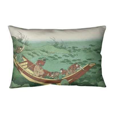 Coussin intérieur/extérieur en bateau entre les coussins lily