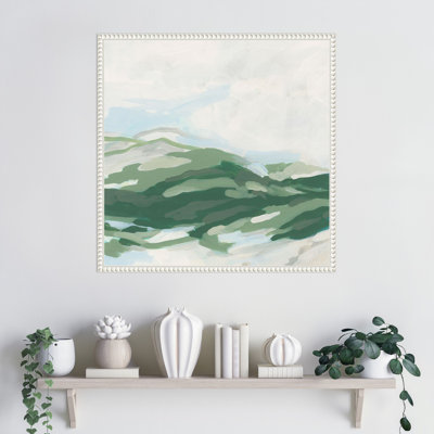 «Emerald Foothills II» par June Erica Vess, reproduction d'art sur toile encadrée