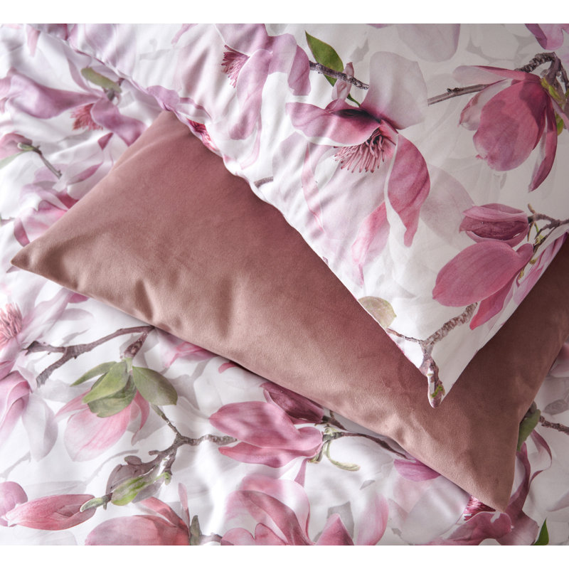 Hulin Floral Duvet Cover Set with Pillowcases, 135cm x 200cm, Pink