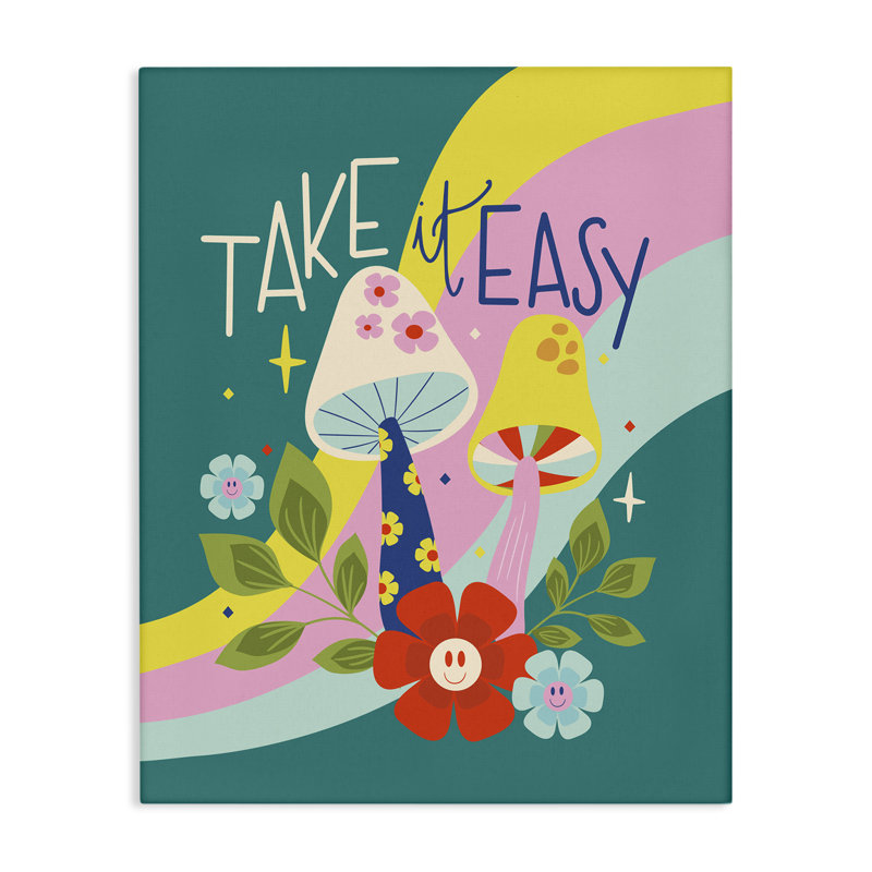 Art mural sur toile Take It Easy par Louise Allen Designs, H 20 po x l 16 po
