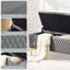 Banc de réception gris en similicuir pour salle d'attente avec rangement caché 53,7 po-199188340-199188347