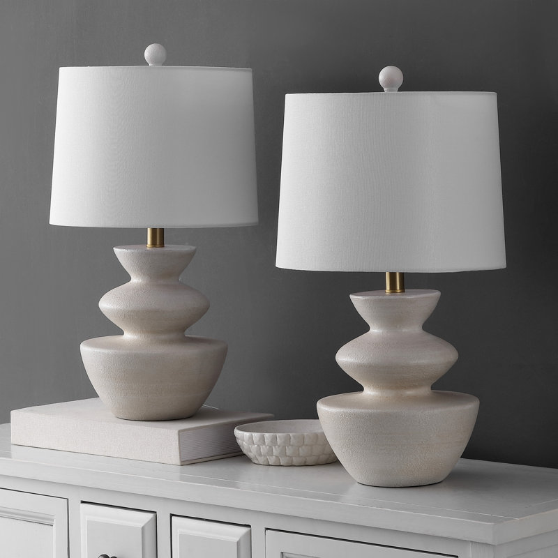 Serra 18 Inch Resin Table Lamp Set Of 2