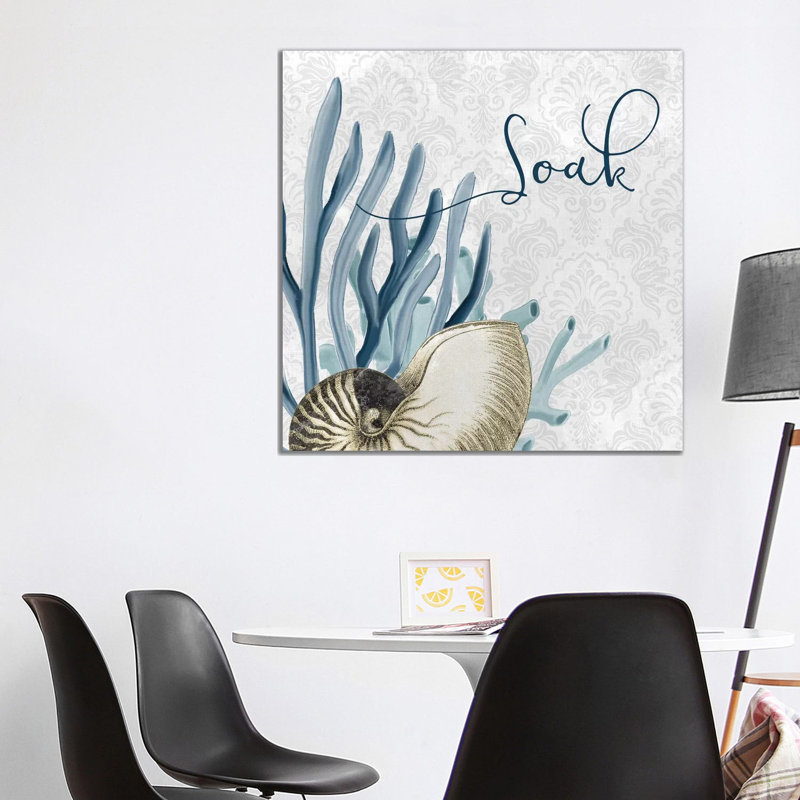 Soak I 1 Piece Wrapped Canvas Wall Art, 93.98cm H x 93.98cm W x 1.905cm D