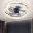 Frauly 19.7 Inch Led Enclosed Low Profile Ceiling Fan With Light-1215559985-1222760578