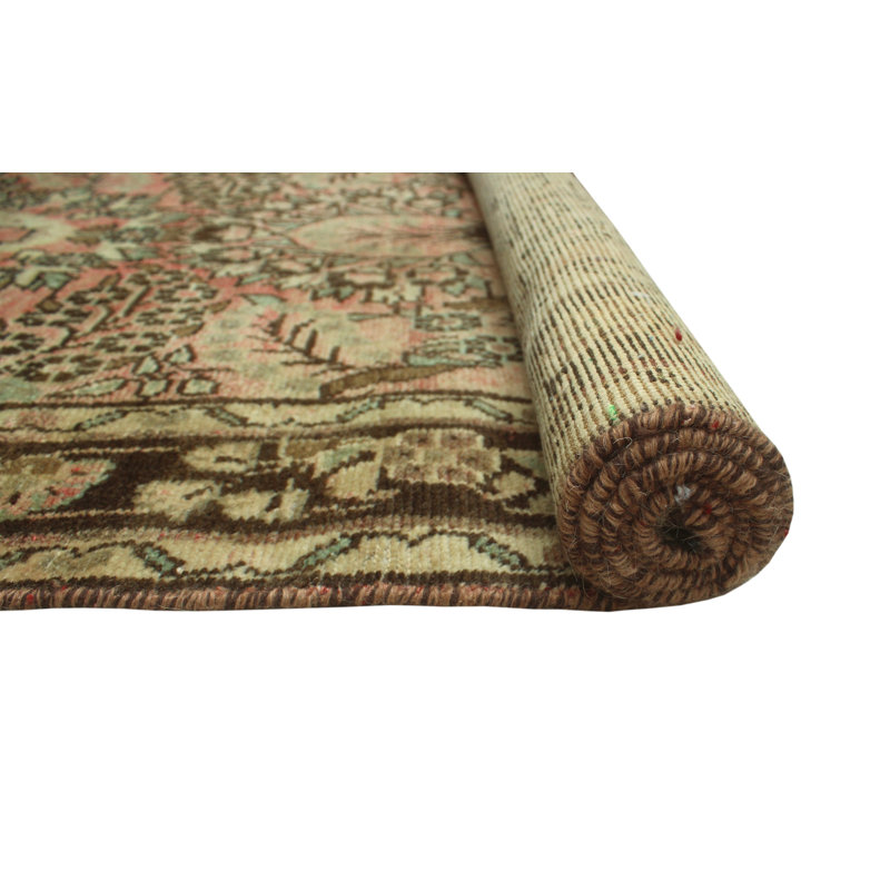 Tapis rouille finement vieilli Keauna