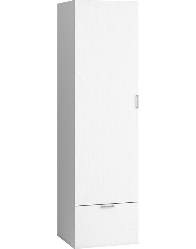 Reba 1 Door Wardrobe, White