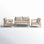 Amina 4-Person Acacia Patio Seating Group