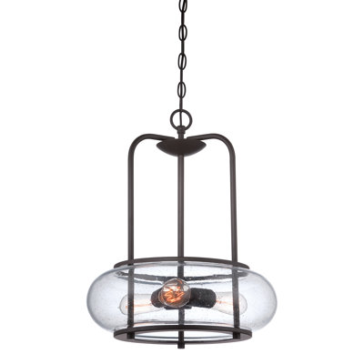 Oscar 3 - Light Old Bronze Unique/Statement Pendant