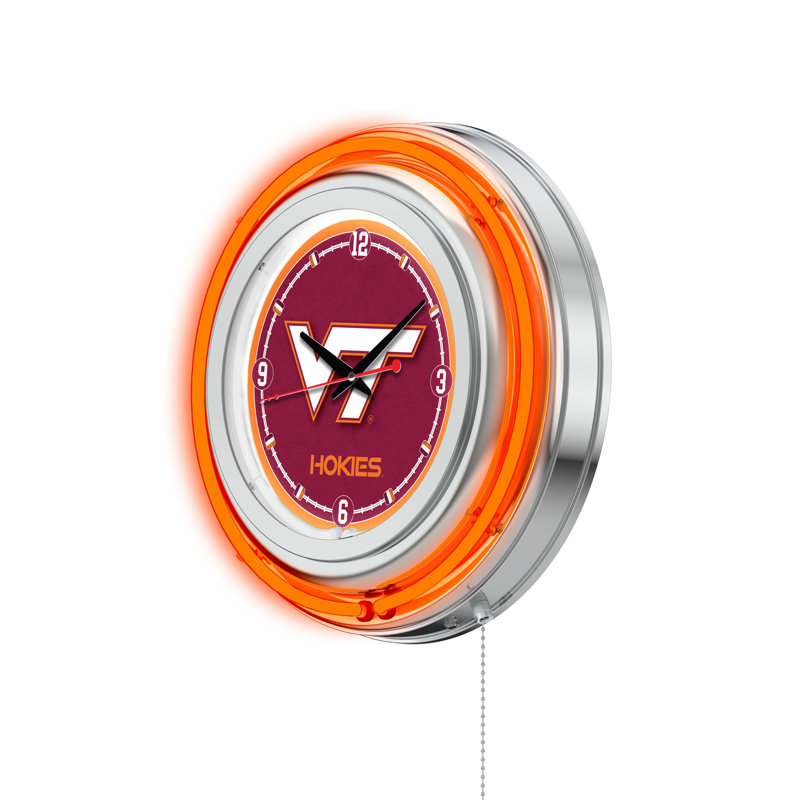 Horloge murale 15 po NCAA, Virginia Tech