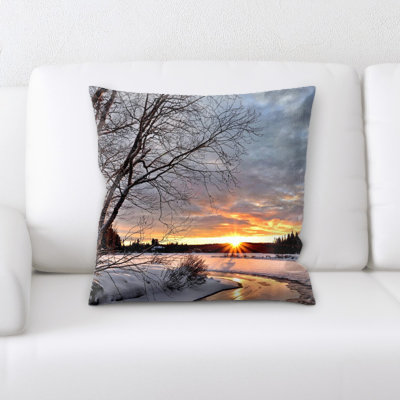 Coussin décoratif winter landscape