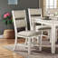 Ensemble de salle à manger Modern Farmhouse - Table antique et chaises rembourrées -1269184054