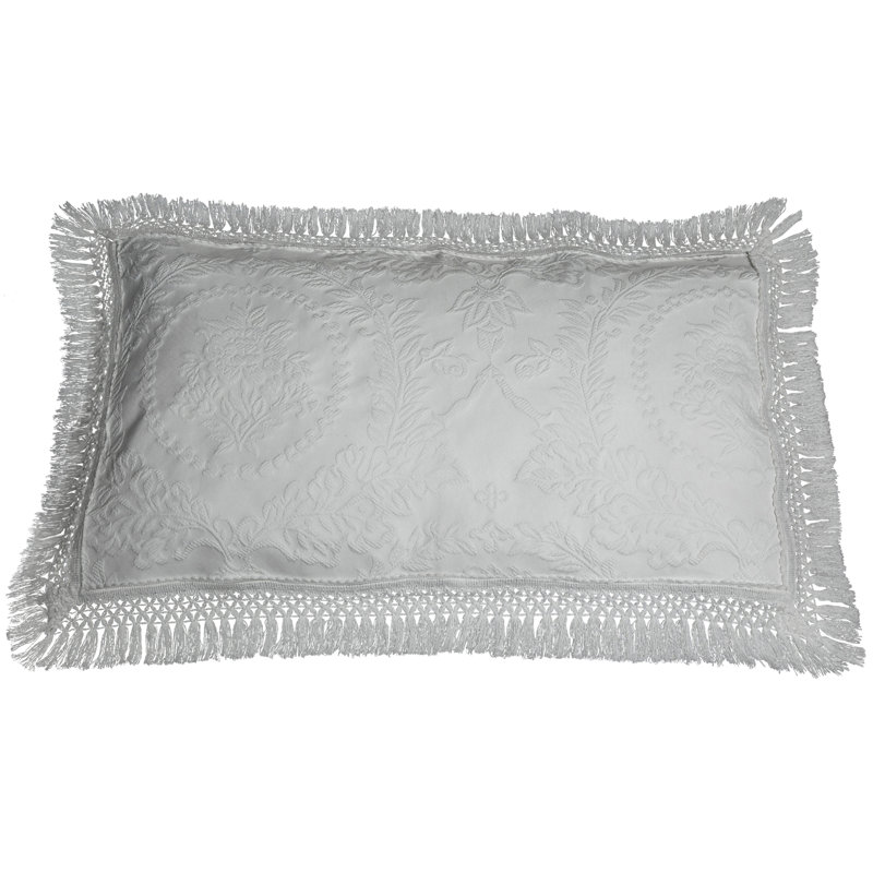Cotton Blend No Damask Sham Set, King, White