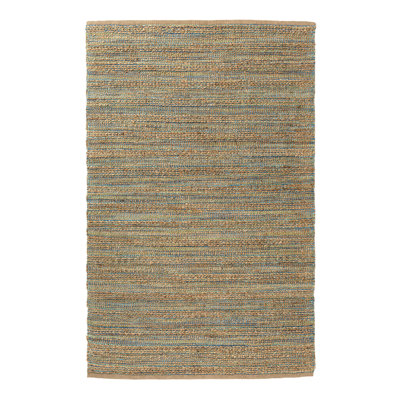 Tapis d'intérieur en jute de fibre naturelle fait à la main avec envers en coton Modern Farmhouse