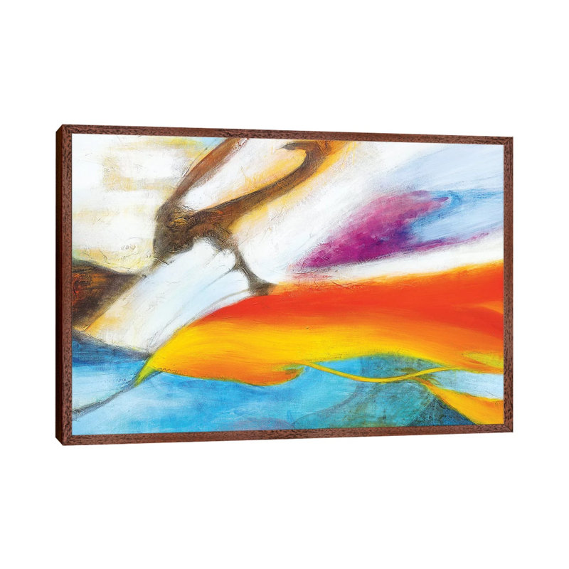 Adalid II by Gabriela Villarreal - Print on Canvas, Brown Framed, 45.72cm H x 66.04cm W x 3.81cm D