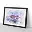 Vestrahorn Mountain In Iceland Watercolour - Single Picture Frame Print on MDF-56740262-56740267