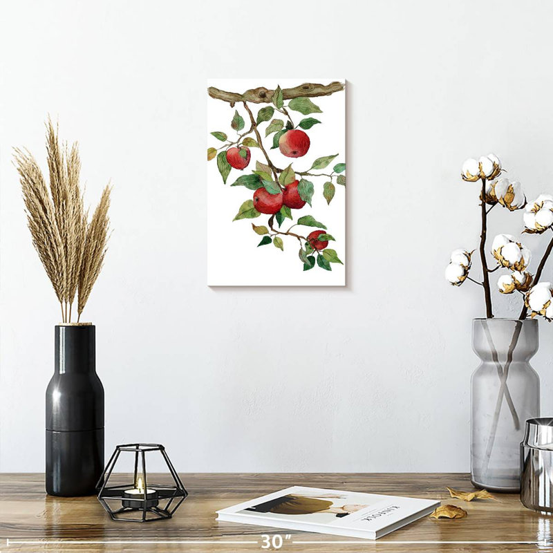 Yarlin Ripe Red Apples, 12" H x 8" W