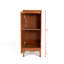Armoire de salle de bain moderne et armoire à linge moderne, petite armoire de rangement étroite et étroite, laiton antique (14,5 po x 12,6 po x 35,7 po)