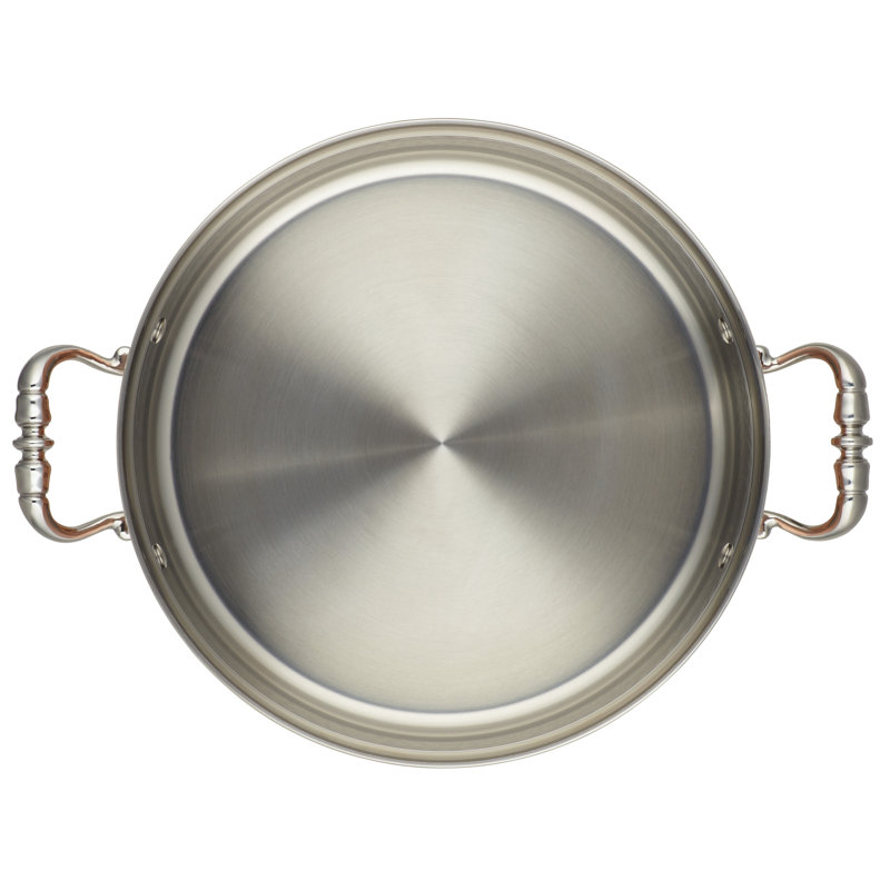 Ruffoni Opus 5.25 qt. Cupra Copper Round Braiser with Lid