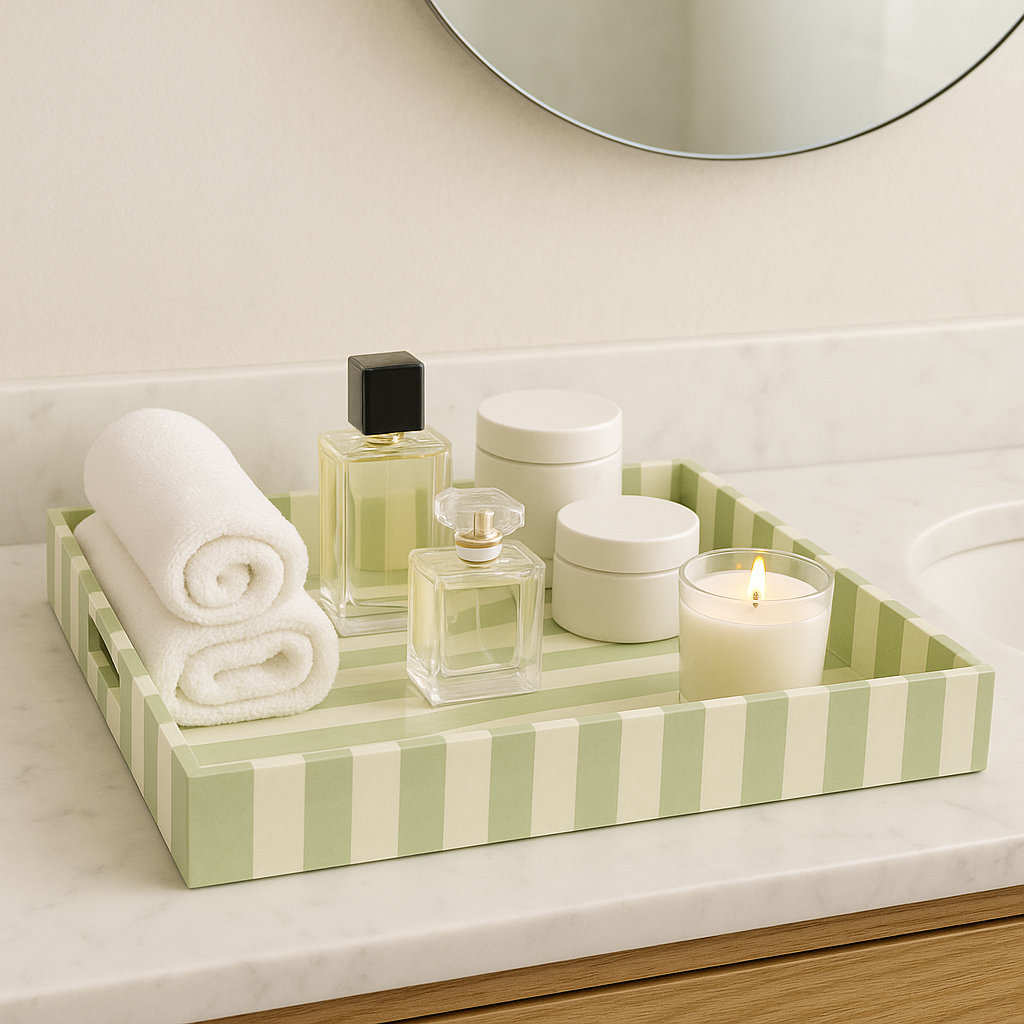 Latitude Run® Decorative Tray, Green