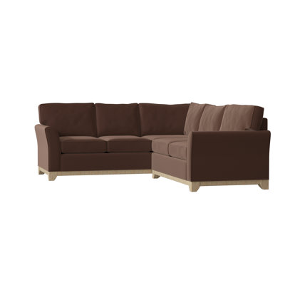 Canapé modulaire en coton de 108 po de largeur Bevins