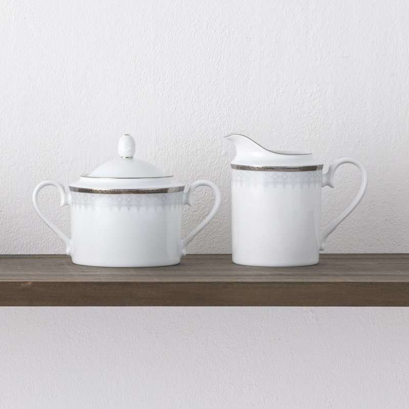 Ensemble sucrier et pot à crème Noritake