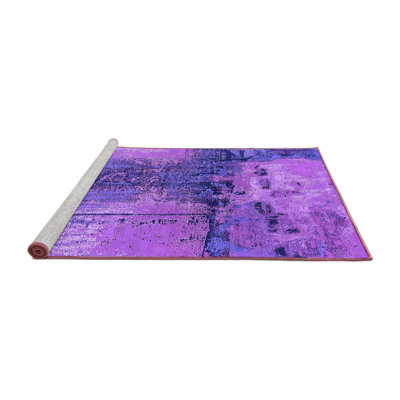 Tapis mauve Mid-Century 2793