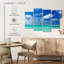 Paysage marin bleu-108827136