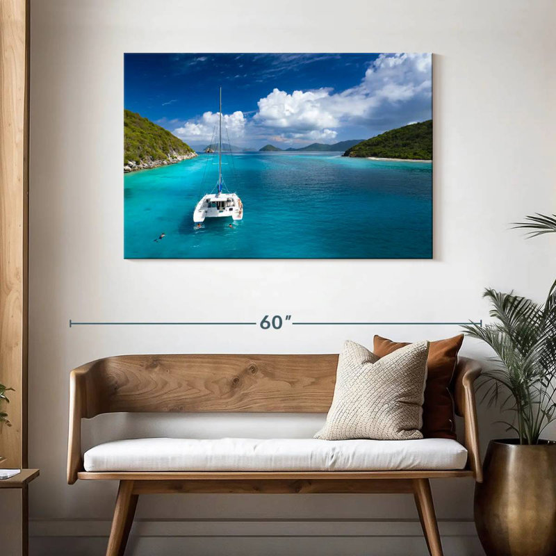Mehar Lovango Cay Catamaran, 30" H x 45" W
