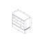 Commode 3 tiroirs l 36,96 po Gumtow-732278657