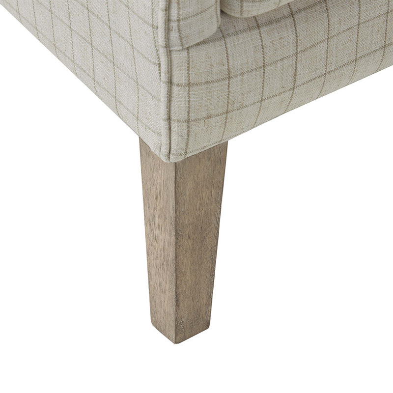 Fauteuil à oreilles Arianna, Polyester beige
