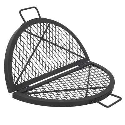 Round Folding Camping Grill Grate  - 22" Diameter
