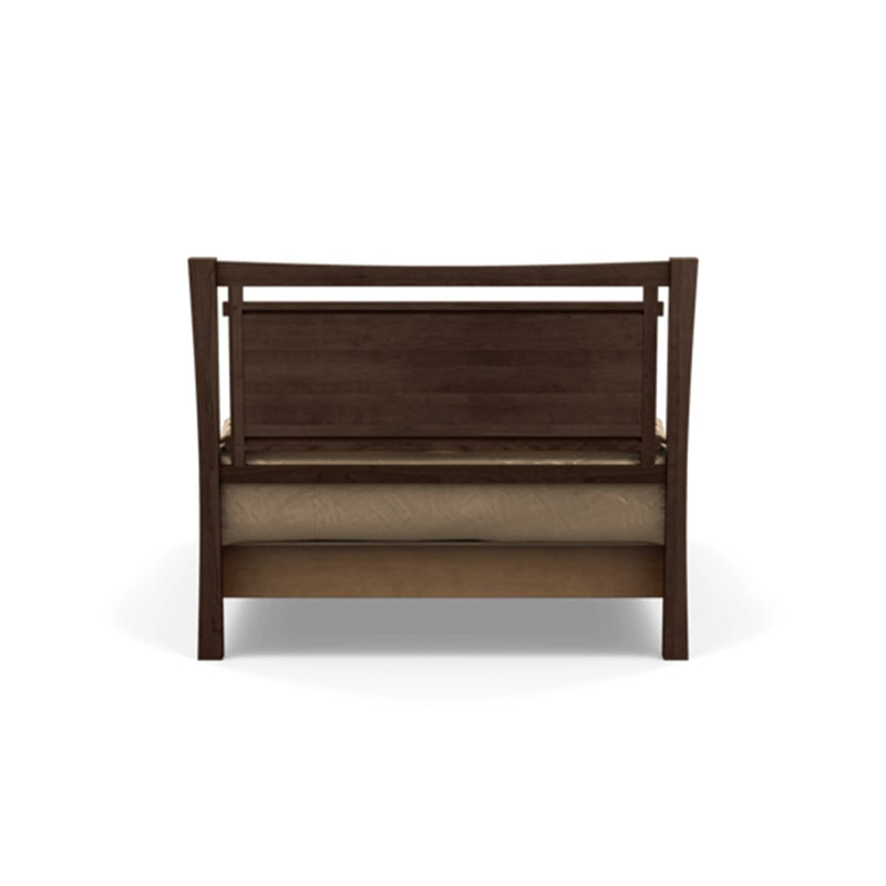 Monterey Upholstered Bed, King, Onyx, Smoke Cherry