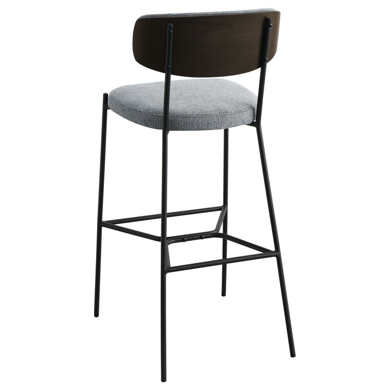 Tabouret de bar Elison (ensemble de 2), Gris, Tabouret de bar d'une hauteur de siège de 30 po