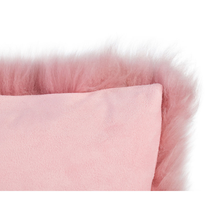 Square Throw Pillow Cover, Antique pink