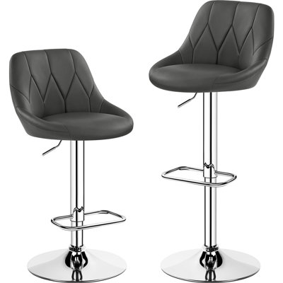 Height Adjustable Swivel Bar Stool