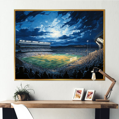 Night Match Stadium Under The Floodlight II sur impression sur toile