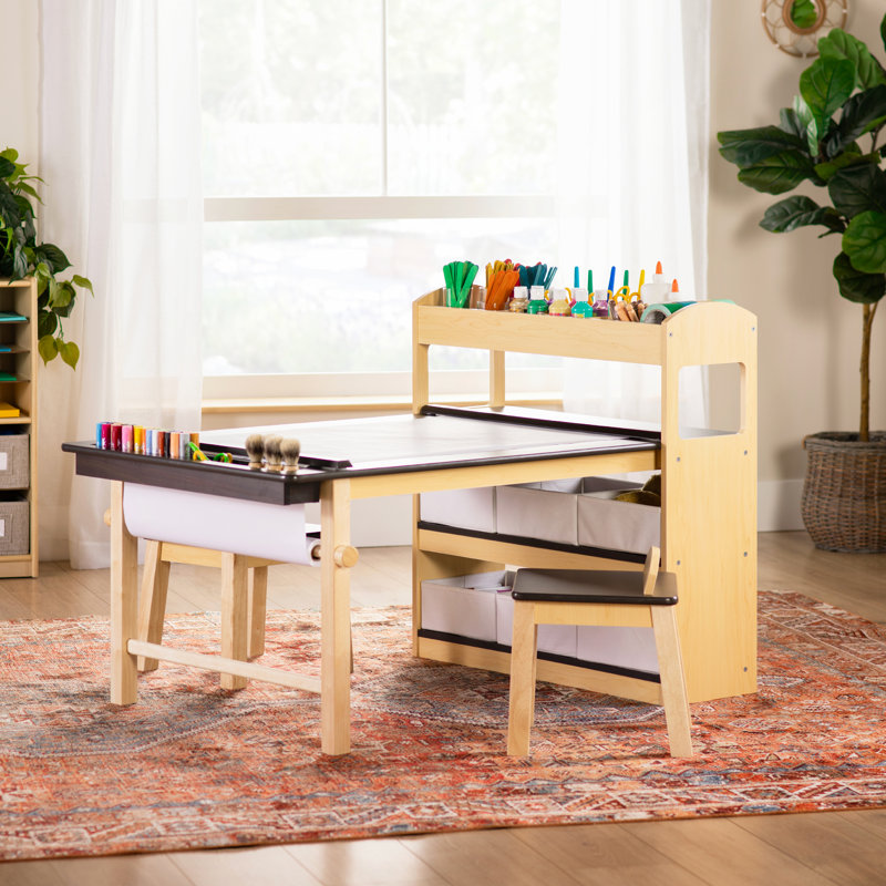 Ensemble de centre pour enfants et tabouret de luxe pour enfants