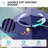  11' X 11' Solar LED Lights Cantilever Patio Umbrella with Counterweights Base-1433632899