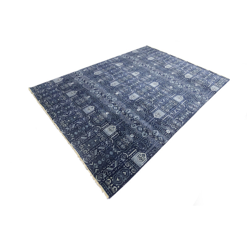 Tapis oriental foncé Oushak Chobi, Rectangle 10 pi x 14 pi